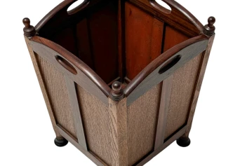 Jac. van den Bosch Art Deco Amsterdamse School Litter Basket for 't Binnenhuis